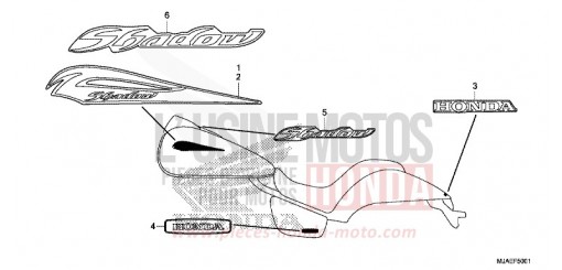 MARKE (VT750C2B/C2S) VT750C2SE de 2014